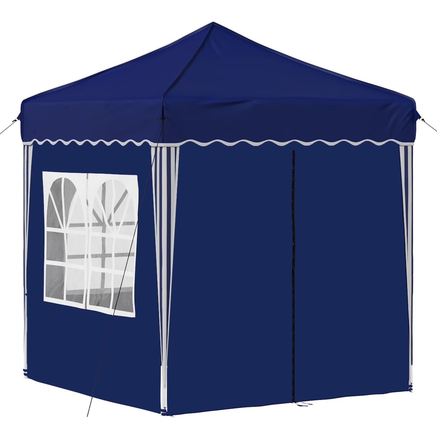 Pop-up Festtelt 195 x 195 x 245 cm Blå Oxford Stoff