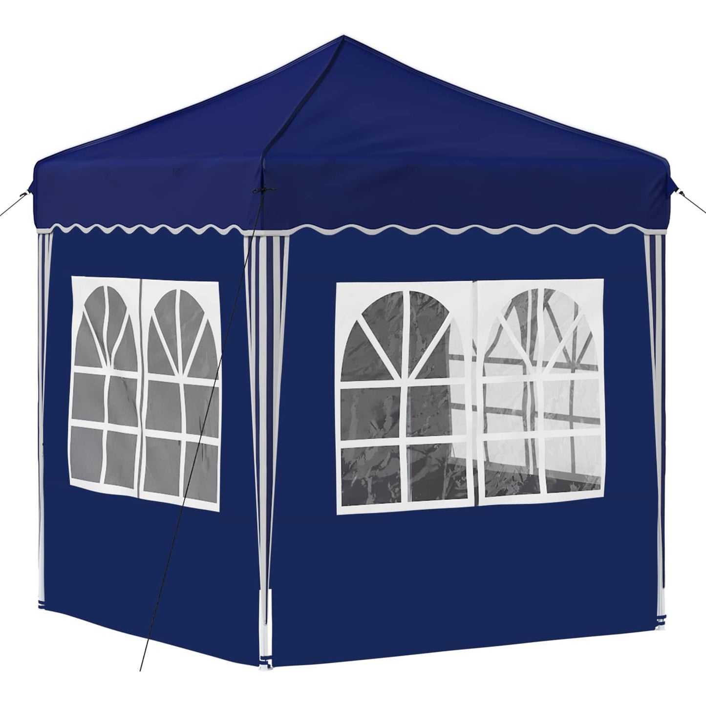 Pop-up Festtelt 195 x 195 x 245 cm Blå Oxford Stoff