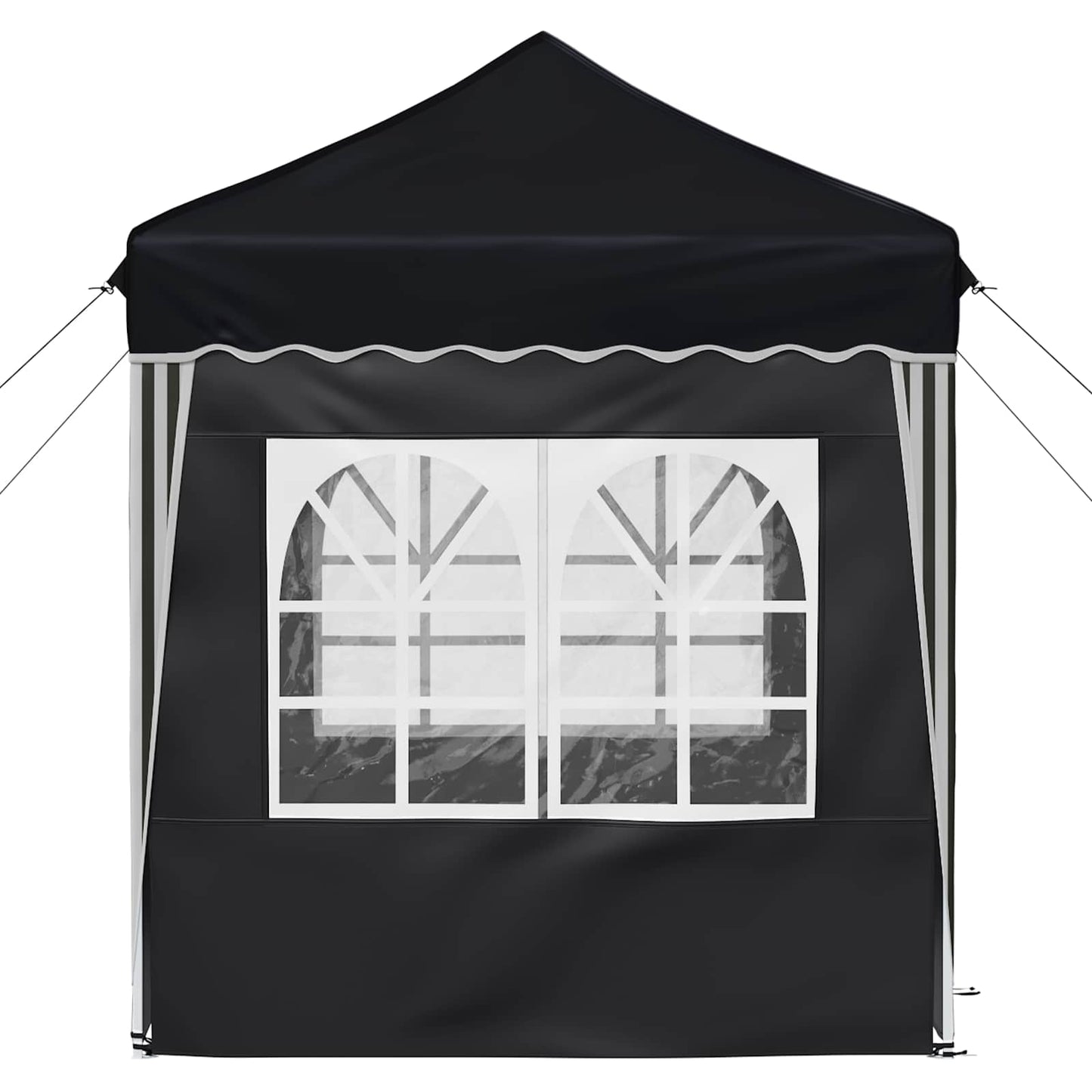 Pop-up Festtelt 195 x 195 x 245 cm Antrasitt Oxford Stoff