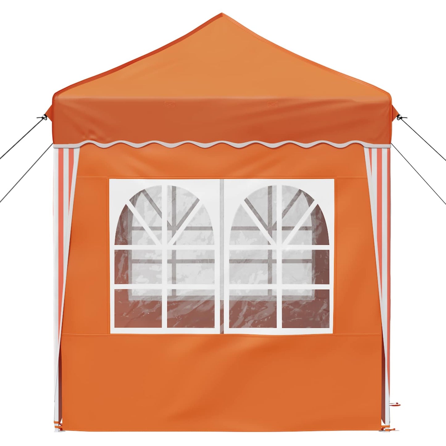 Pop-up Festtelt 195 x 195 x 245 cm Oransje Oxford Stoff