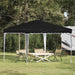 Pop-up Festtelt 288 x 288 x 245 cm Antrasitt Oxford Stoff