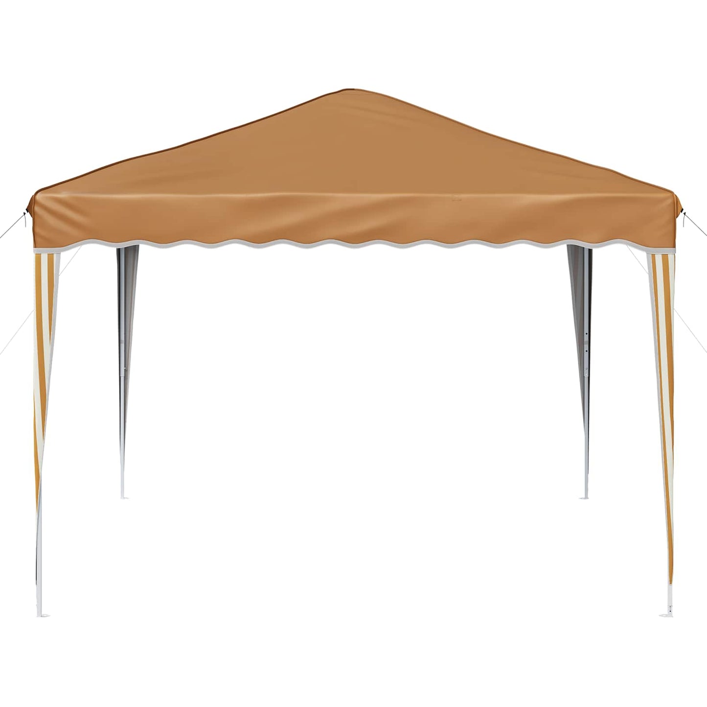 Pop-up Festtelt 288 x 288 x 245 cm Beige Oxford Stoff