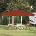 Pop-up Festtelt 288 x 288 x 245 cm Terrakotta Oxford Stoff