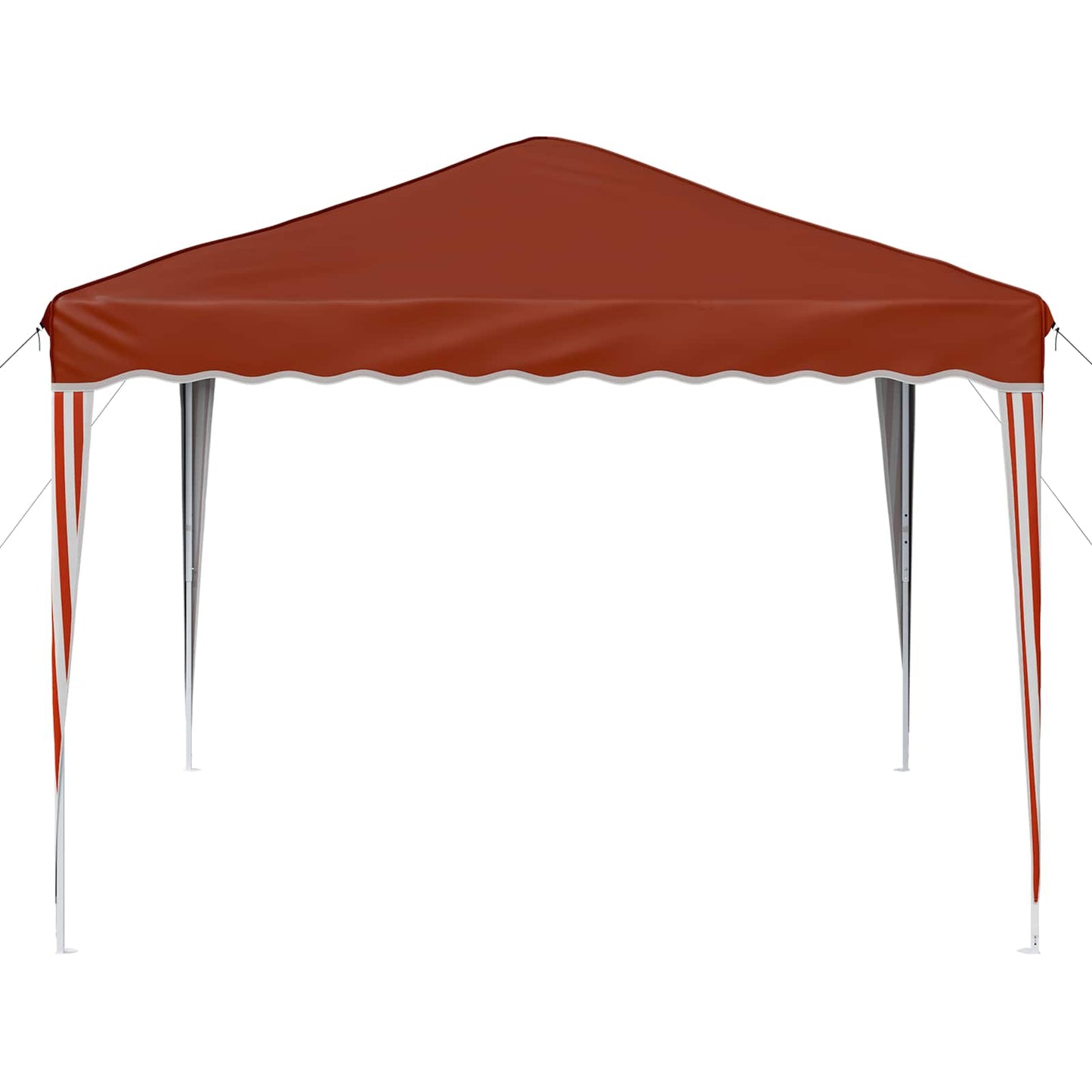 Pop-up Festtelt 288 x 288 x 245 cm Terrakotta Oxford Stoff