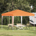 Pop-up Festtelt 288 x 288 x 245 cm Oransje Oxford Stoff