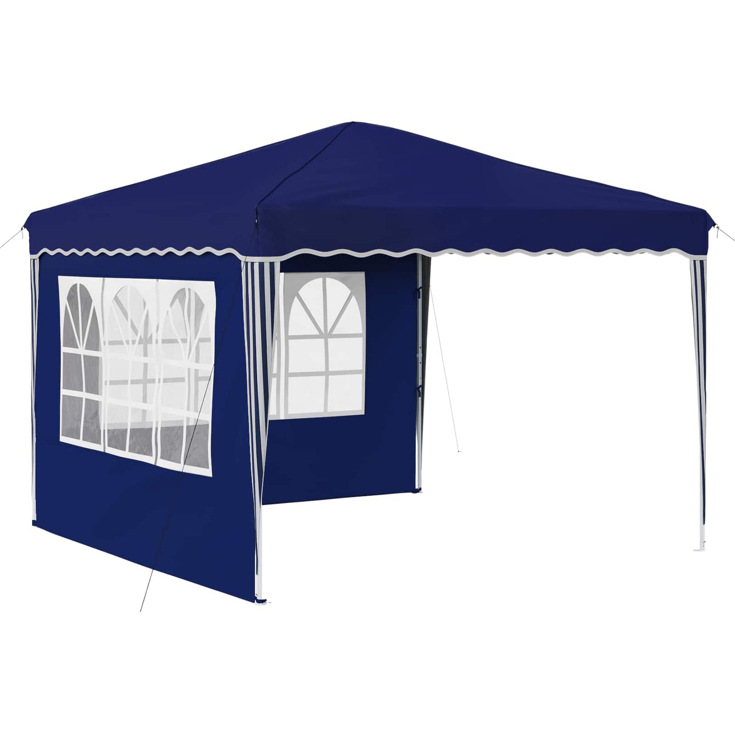 Pop-up Festtelt 288 x 288 x 245 cm Blå Oxford Stoff