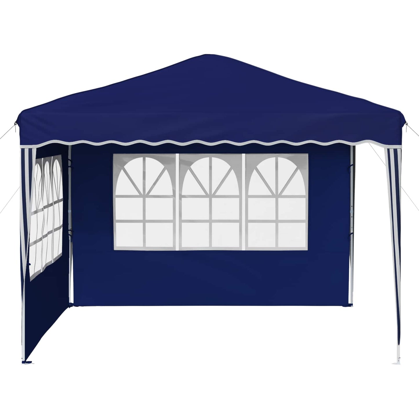 Pop-up Festtelt 288 x 288 x 245 cm Blå Oxford Stoff