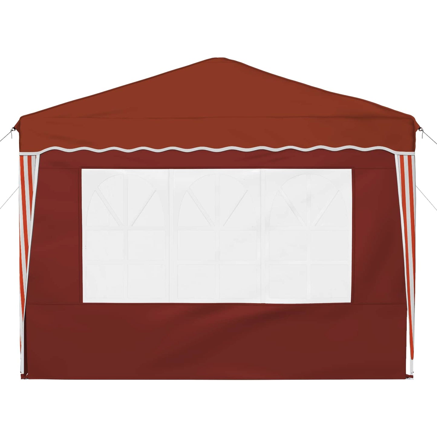 Pop-up Festtelt 288 x 288 x 245 cm Terrakotta Oxford Stoff