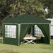 Pop-up Festtelt 288 x 288 x 245 cm Grønn Oxford Stoff