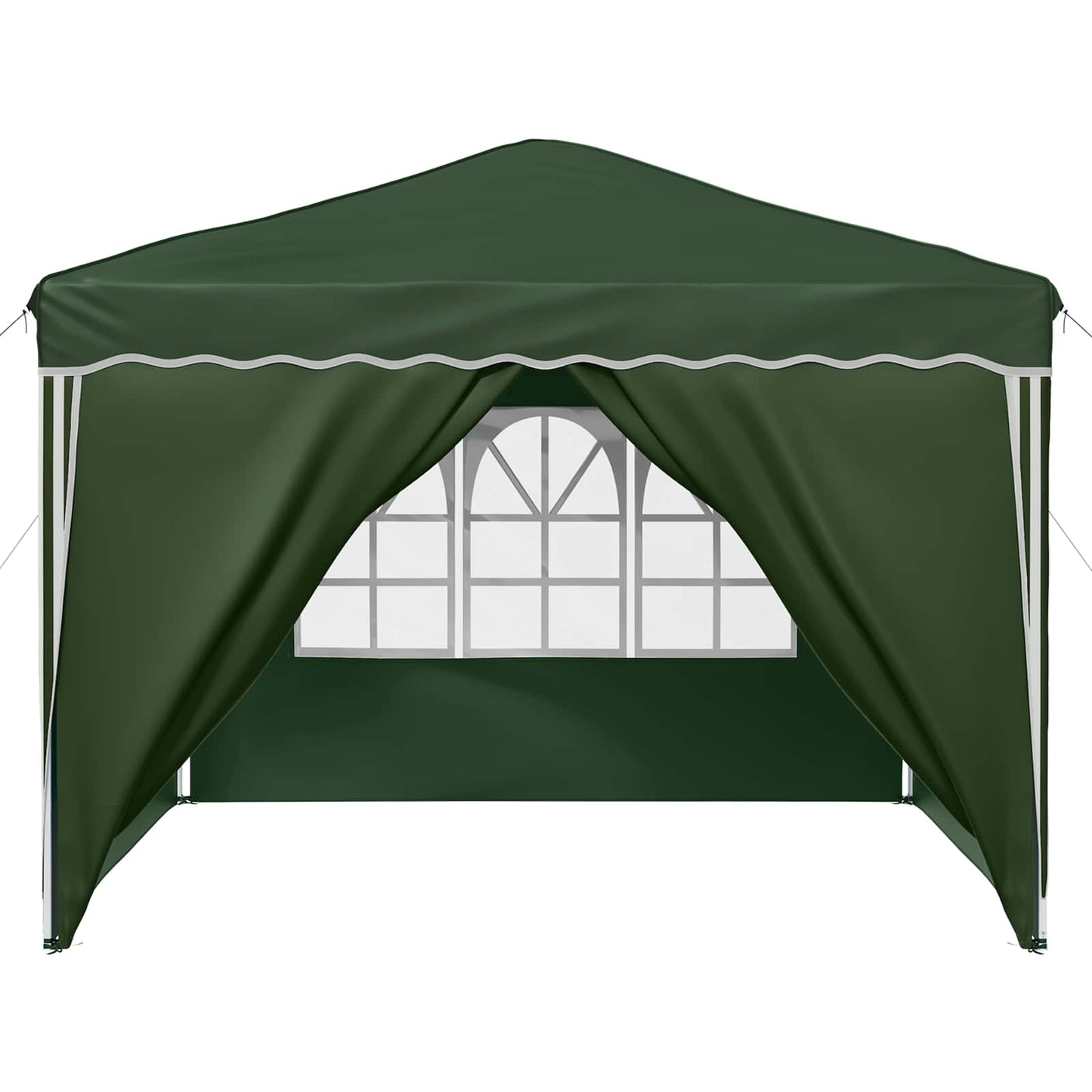 Pop-up Festtelt 288 x 288 x 245 cm Grønn Oxford Stoff