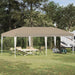 Pop-up Festtelt 575 x 290 x 245 cm Krem