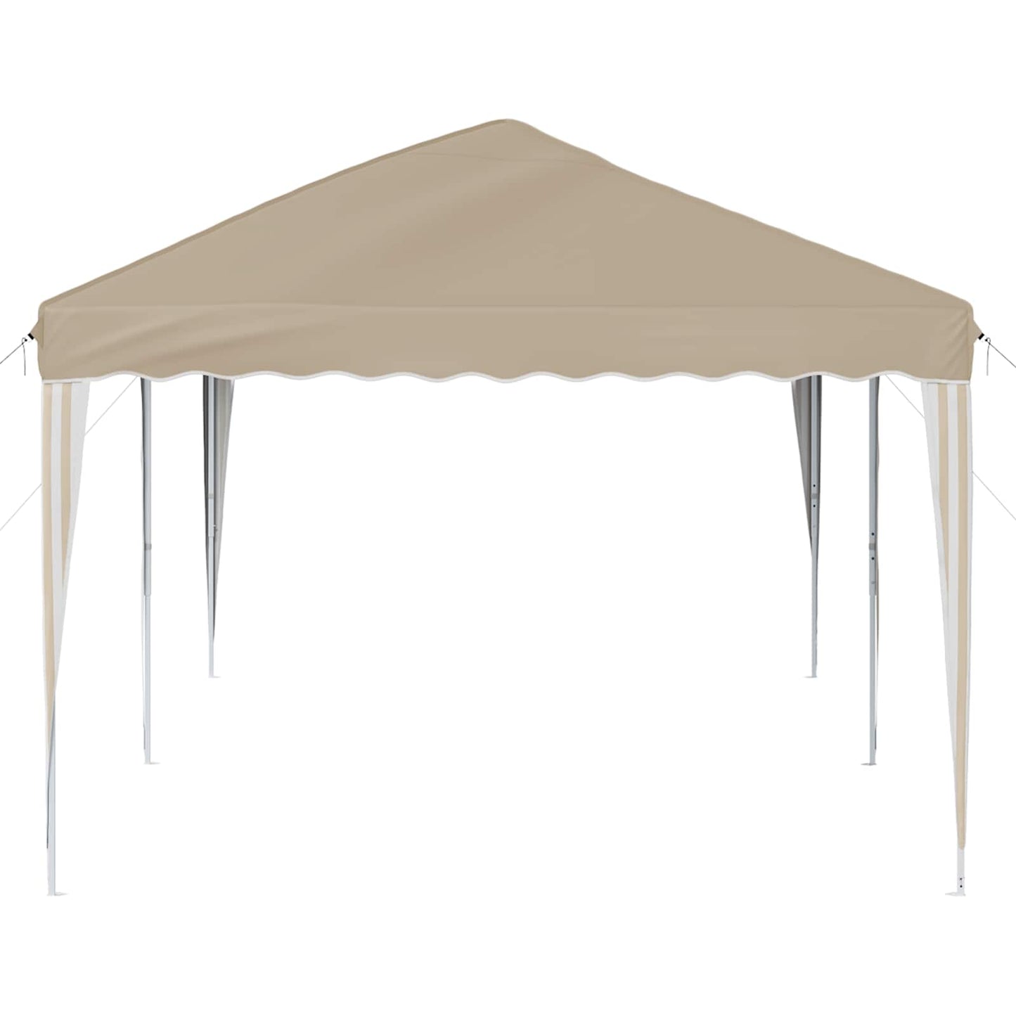 Pop-up Festtelt 575 x 290 x 245 cm Krem