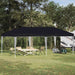 Pop-up Festtelt 575 x 290 x 245 cm Antrasitt