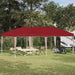 Pop-up Festtelt 575 x 290 x 245 cm Burgunder