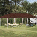 Pop-up Festtelt 575 x 290 x 245 cm Brun