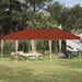 Pop-up Festtelt 575 x 290 x 245 cm Terrakotta
