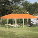 Pop-up Festtelt 575 x 290 x 245 cm Oransje