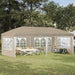 Pop-up Festtelt 575 x 289 x 245 cm Krem