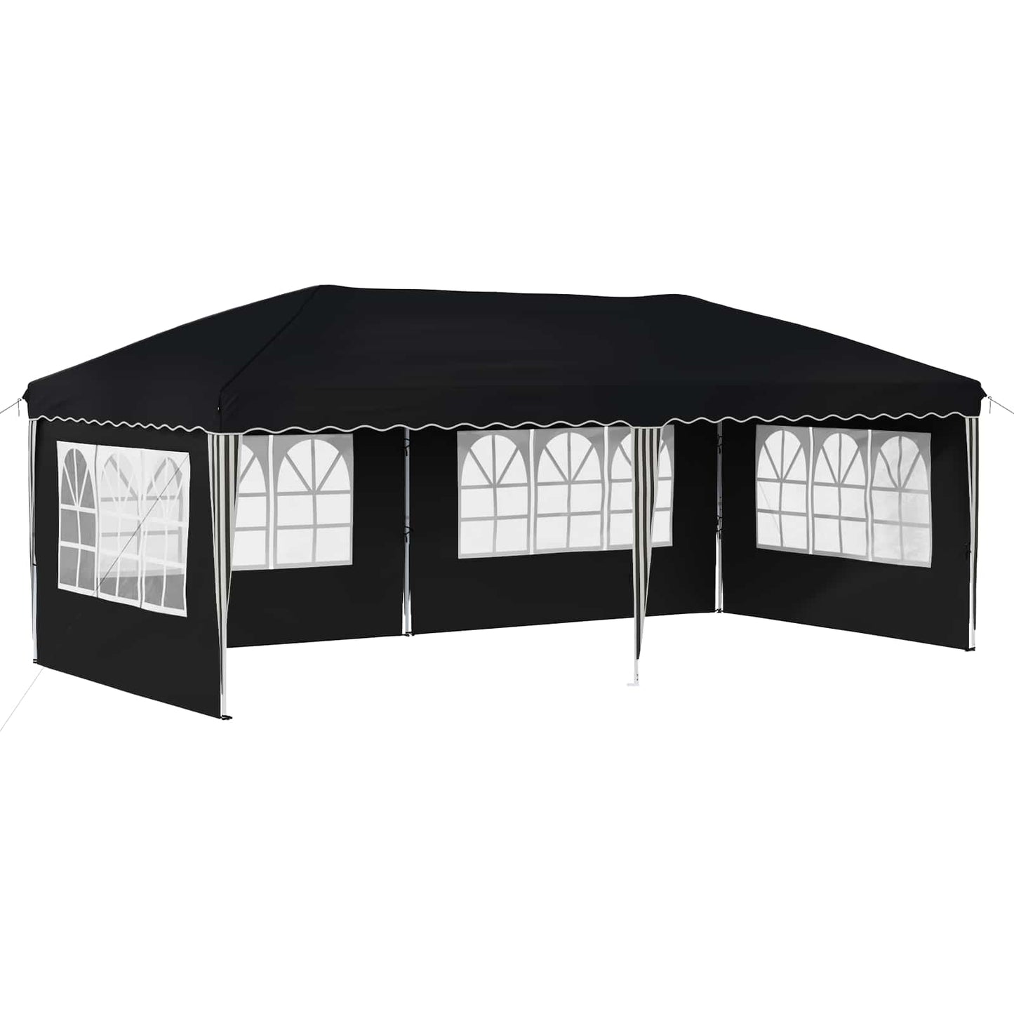 Pop-up Festtelt 575 x 289 x 245 cm Antrasitt