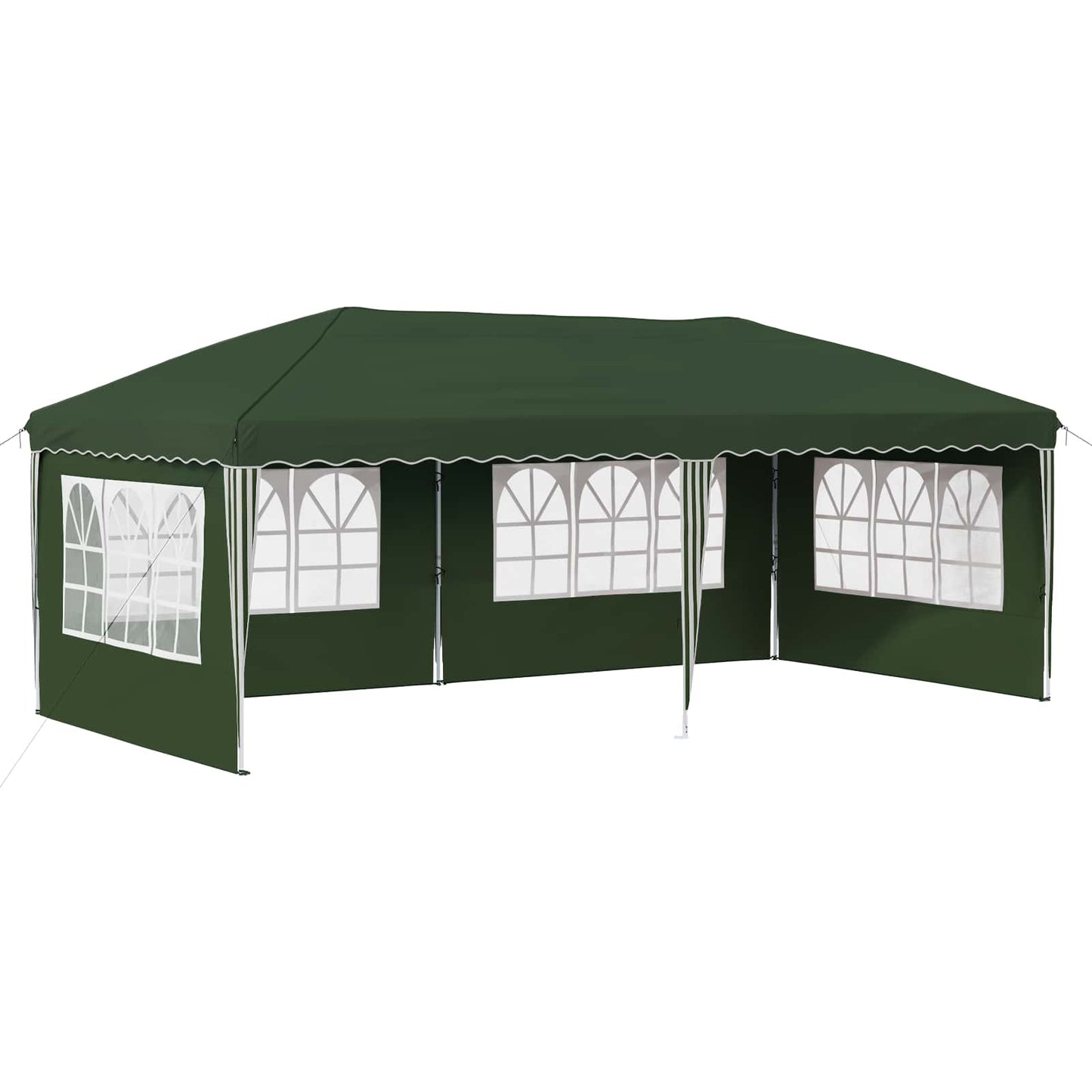 Pop-up Festtelt 575 x 289 x 245 cm Grønn
