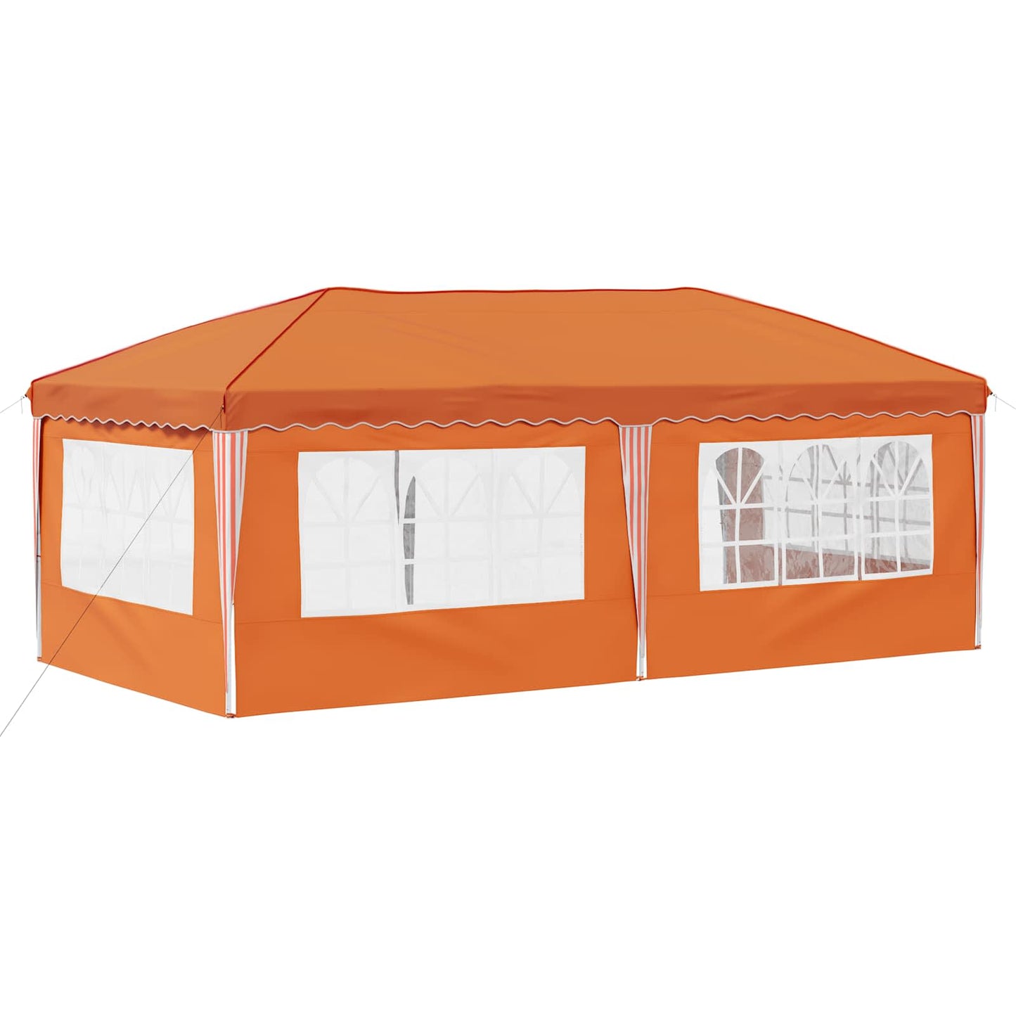 Pop-up Festtelt 575 x 289 x 245 cm Oransje