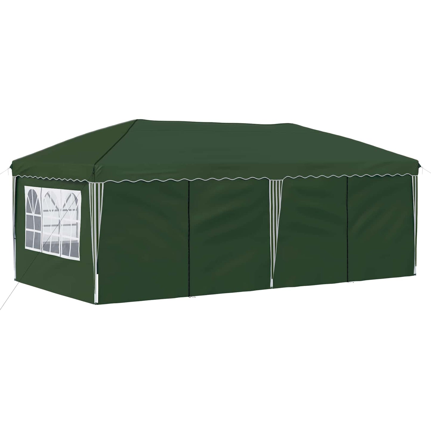 Pop-up Festtelt 575 x 288 x 245 cm Grønn