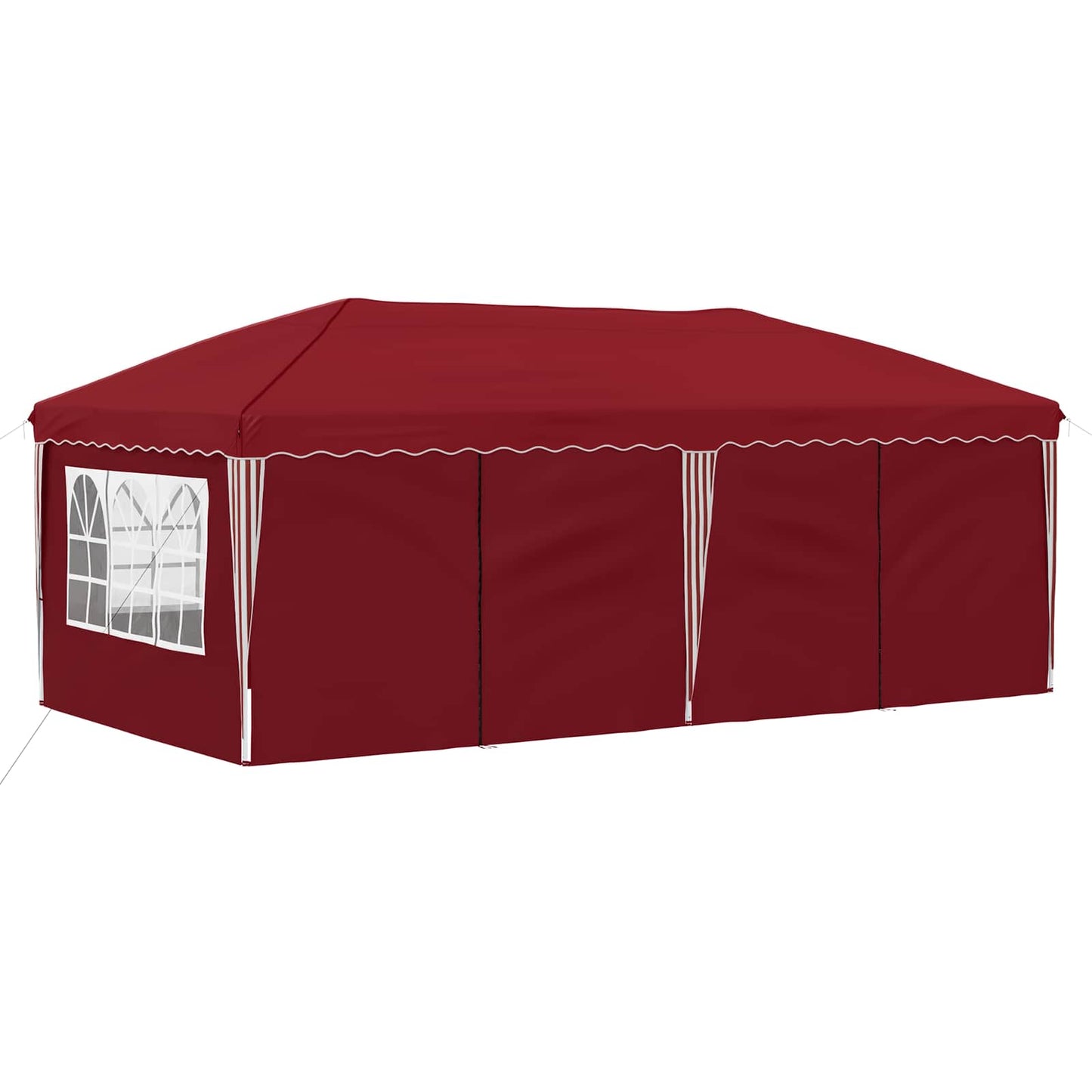 Pop-up Festtelt 575 x 288 x 245 cm Burgunder