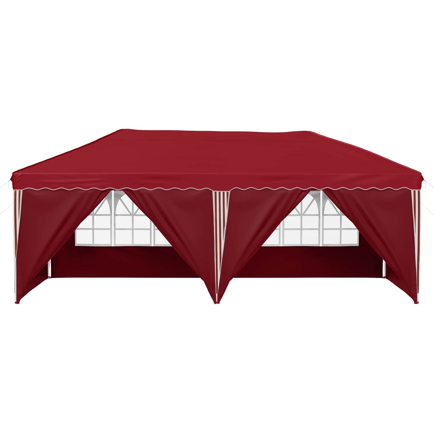 Pop-up Festtelt 575 x 288 x 245 cm Burgunder