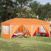 Pop-up Festtelt 575 x 288 x 245 cm Oransje