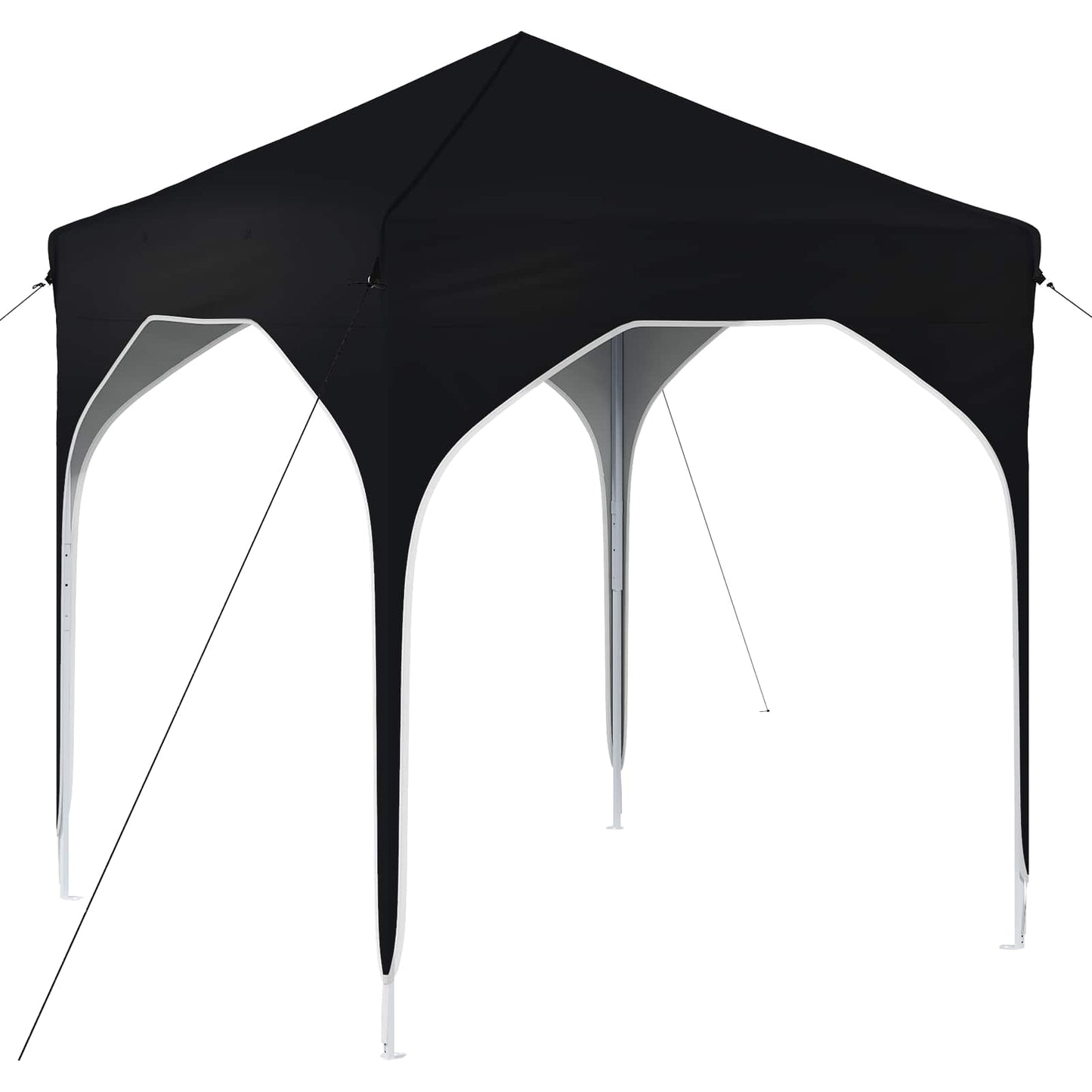 Pop-up Festtelt 194 x 194 x 245 cm Antrasitt