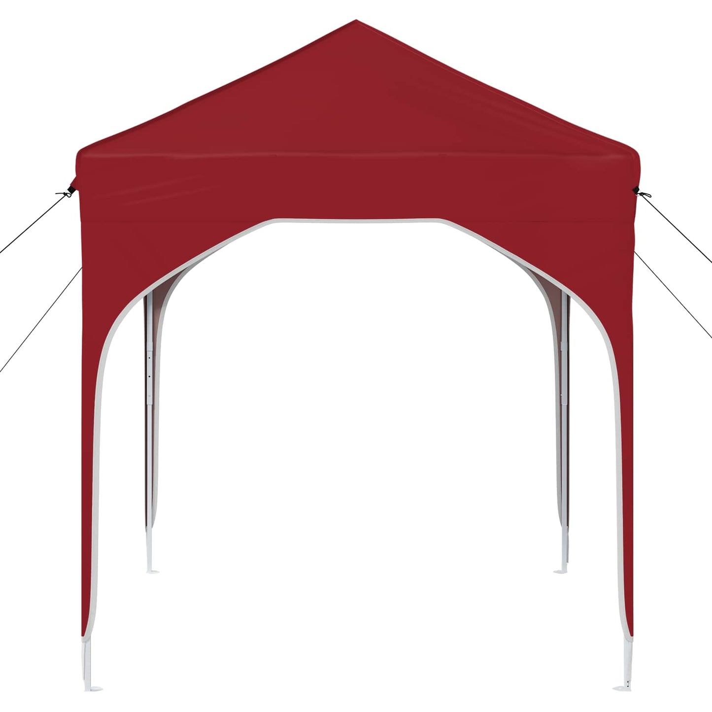 Pop-up Festtelt 194 x 194 x 245 cm Burgunder
