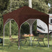 Pop-up Festtelt 194 x 194 x 245 cm Brun