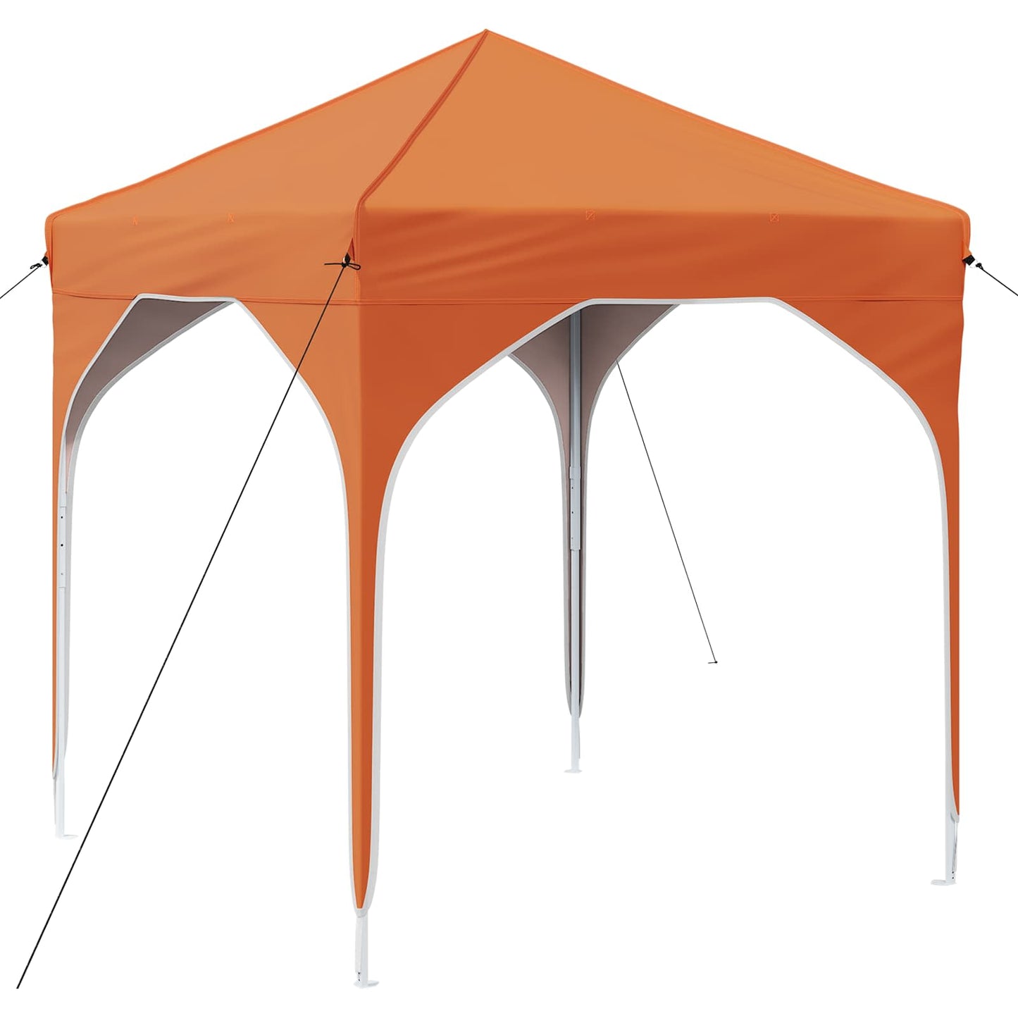 Pop-up Festtelt 194 x 194 x 245 cm Oransje