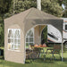 Pop-up Festtelt 192 x 192 x 245 cm Krem