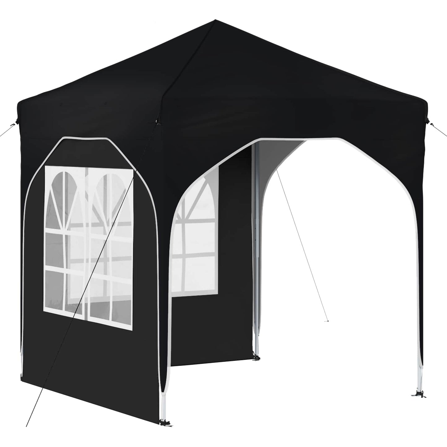Pop-up Festtelt 192 x 192 x 245 cm Antrasitt
