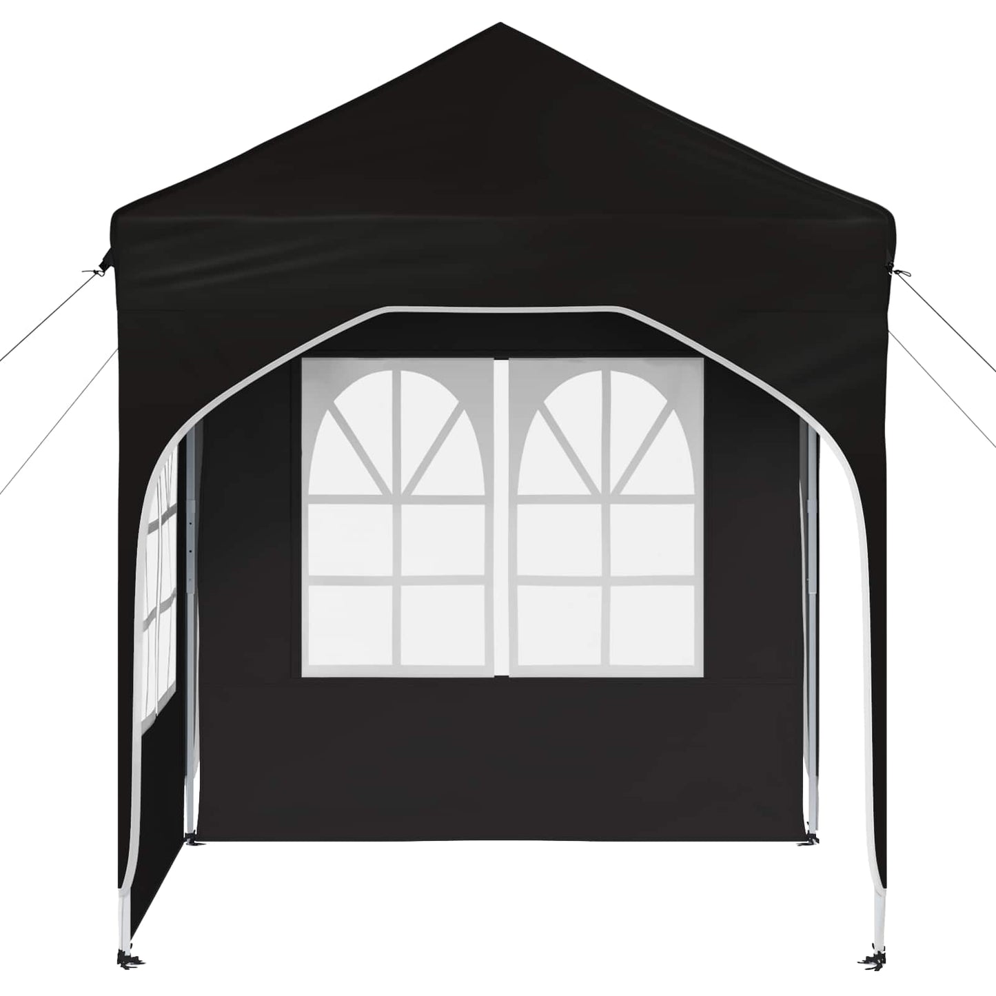 Pop-up Festtelt 192 x 192 x 245 cm Svart