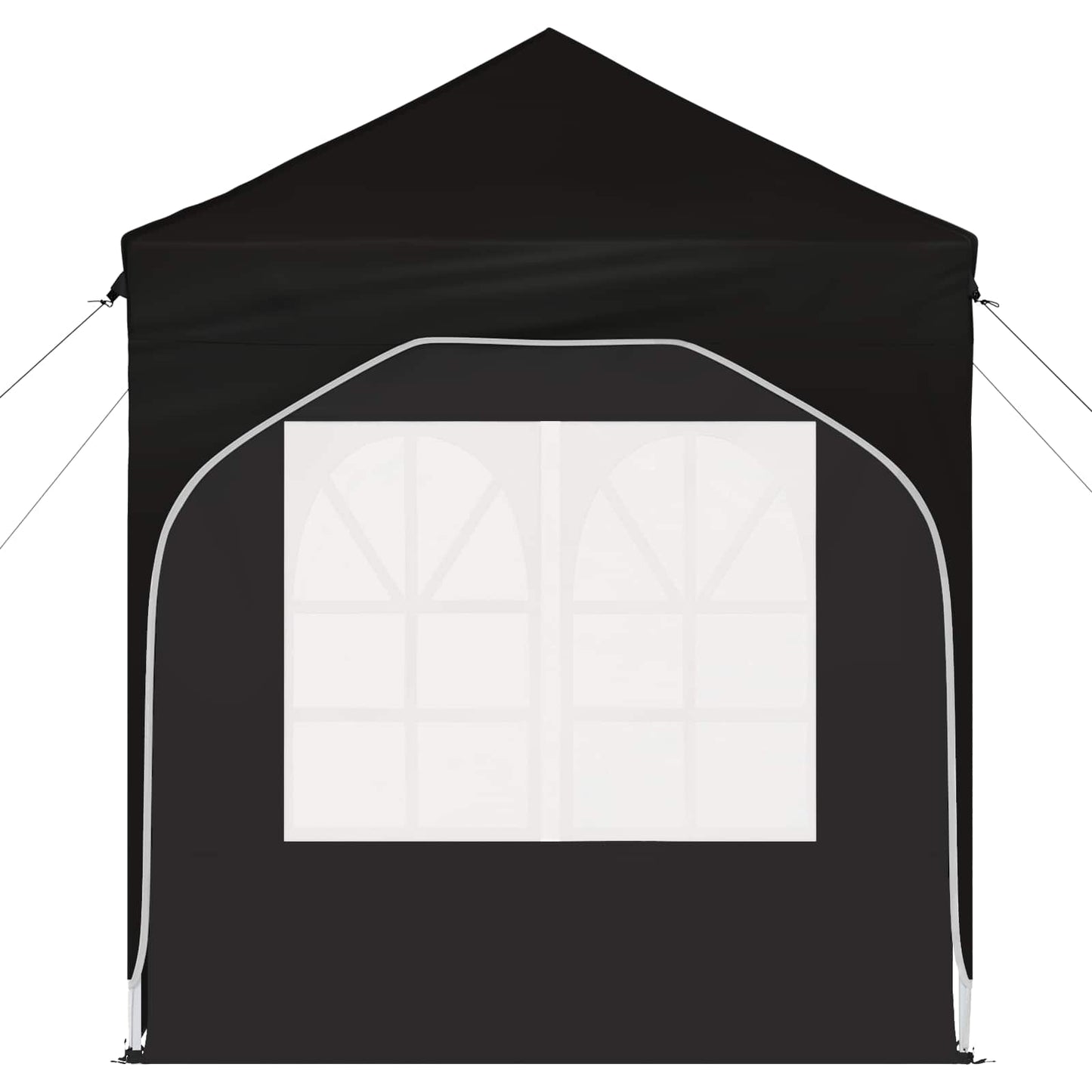Pop-up Festtelt 192 x 192 x 245 cm Svart