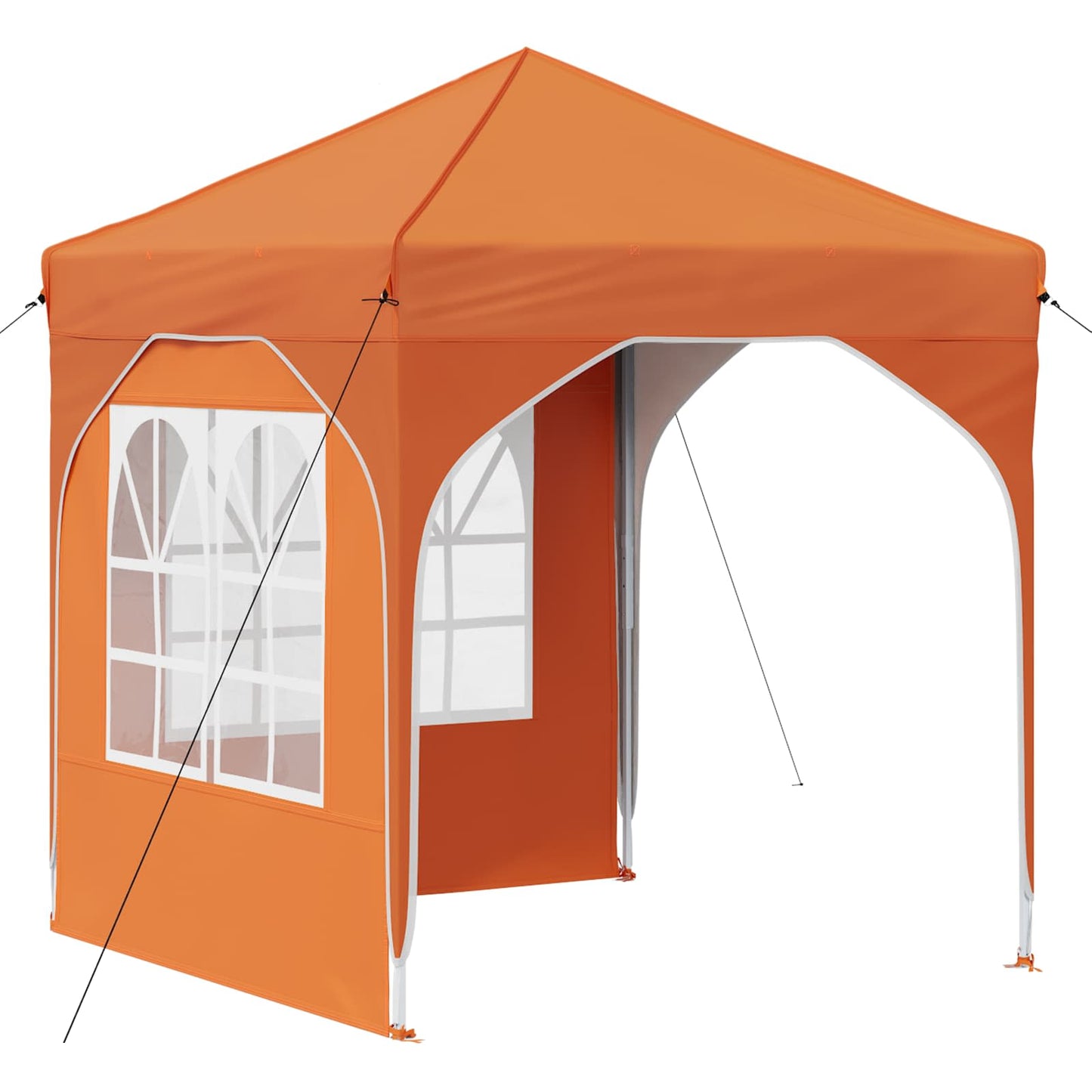 Pop-up Festtelt 192 x 192 x 245 cm Oransje