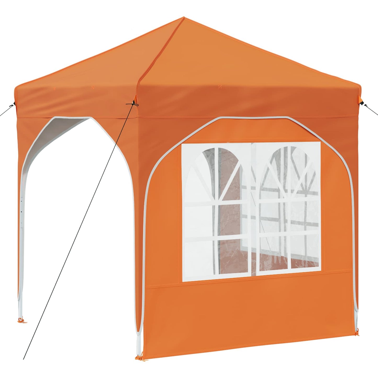 Pop-up Festtelt 192 x 192 x 245 cm Oransje