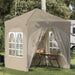Pop-up Festtelt 192 x 192 x 245 cm Krem