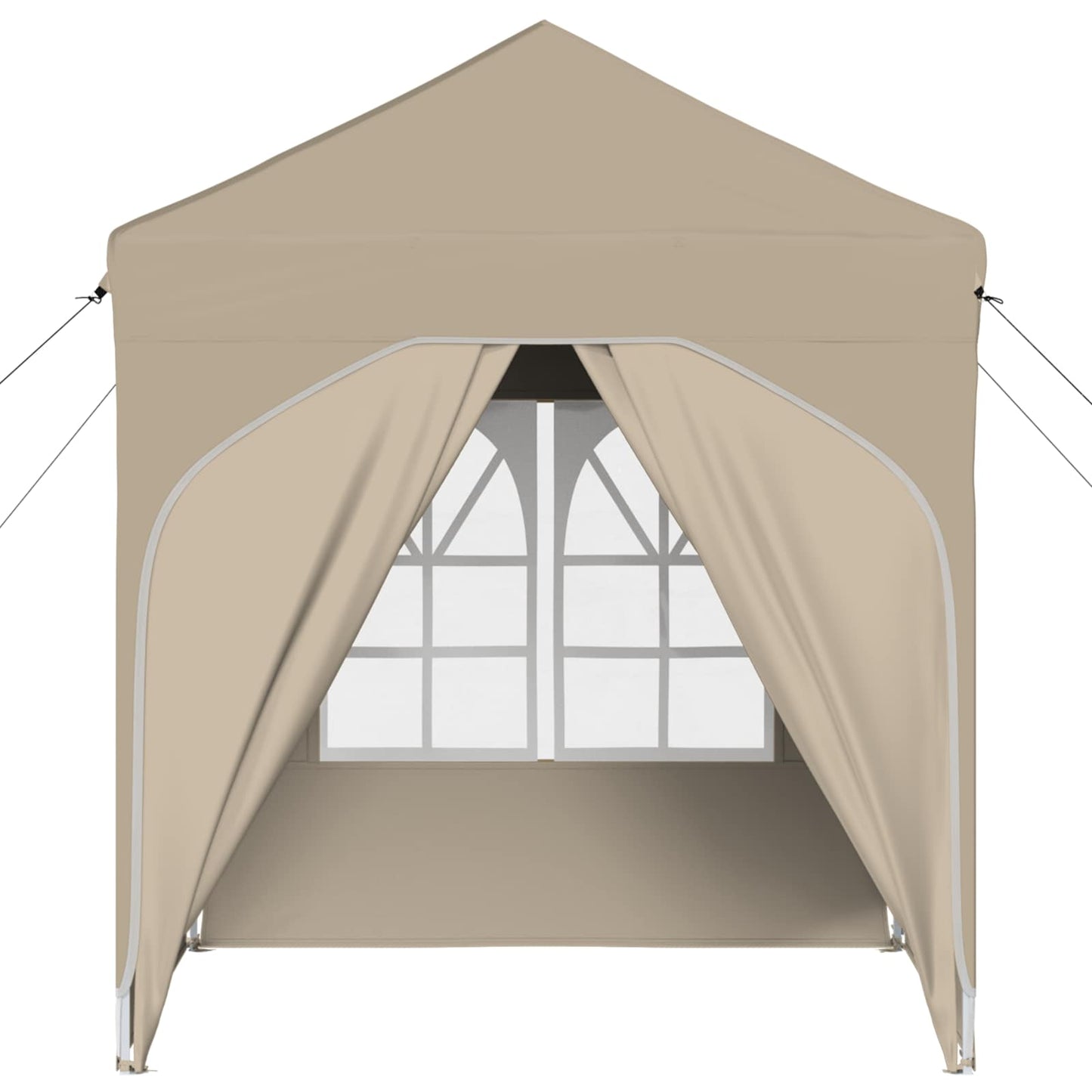 Pop-up Festtelt 192 x 192 x 245 cm Krem