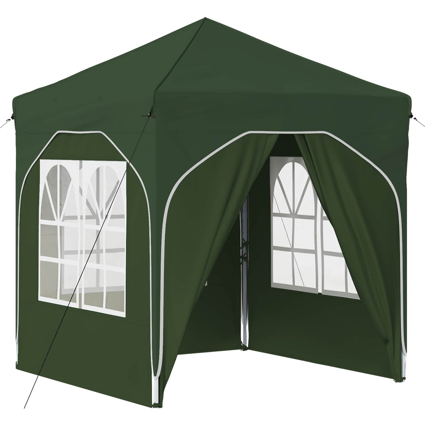 Pop-up Festtelt 192 x 192 x 245 cm Grønn