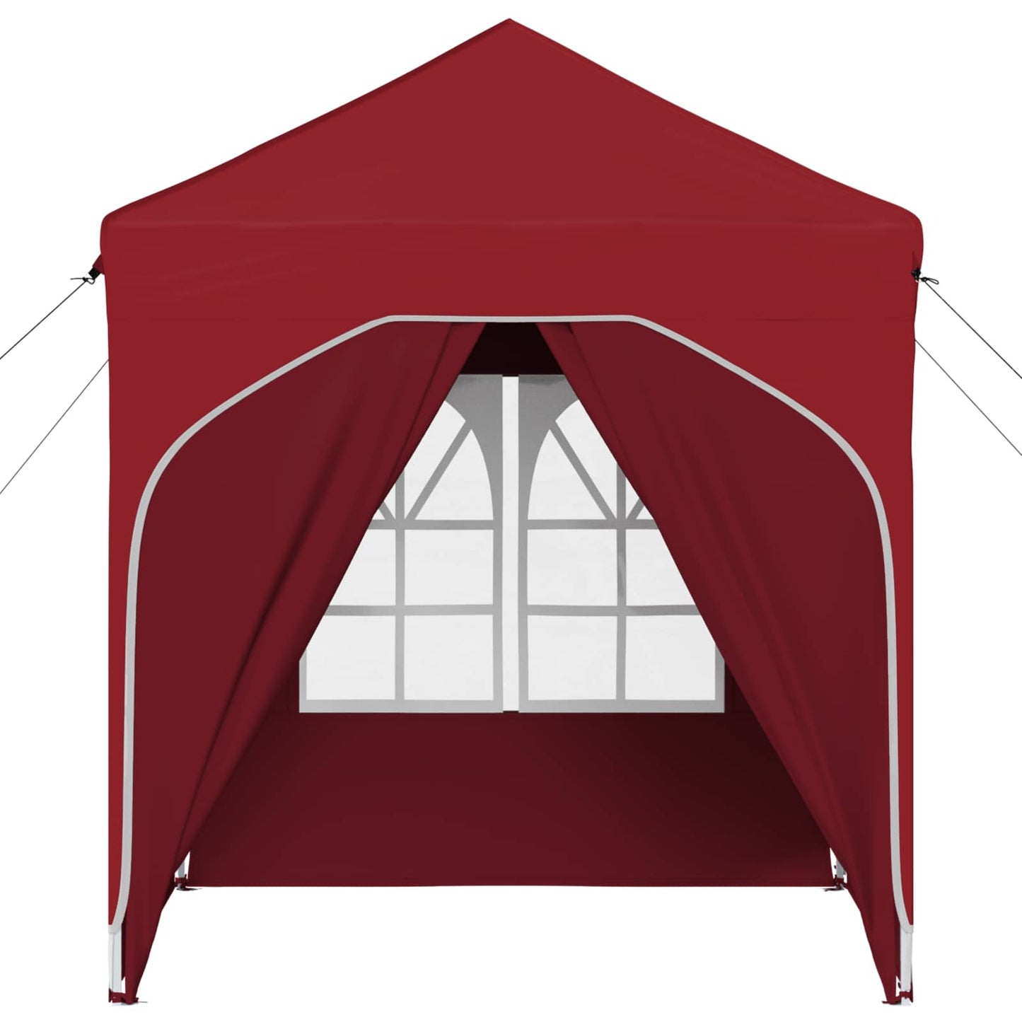 Pop-up Festtelt 192 x 192 x 245 cm Burgunder