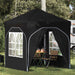 Pop-up Festtelt 192 x 192 x 245 cm Svart