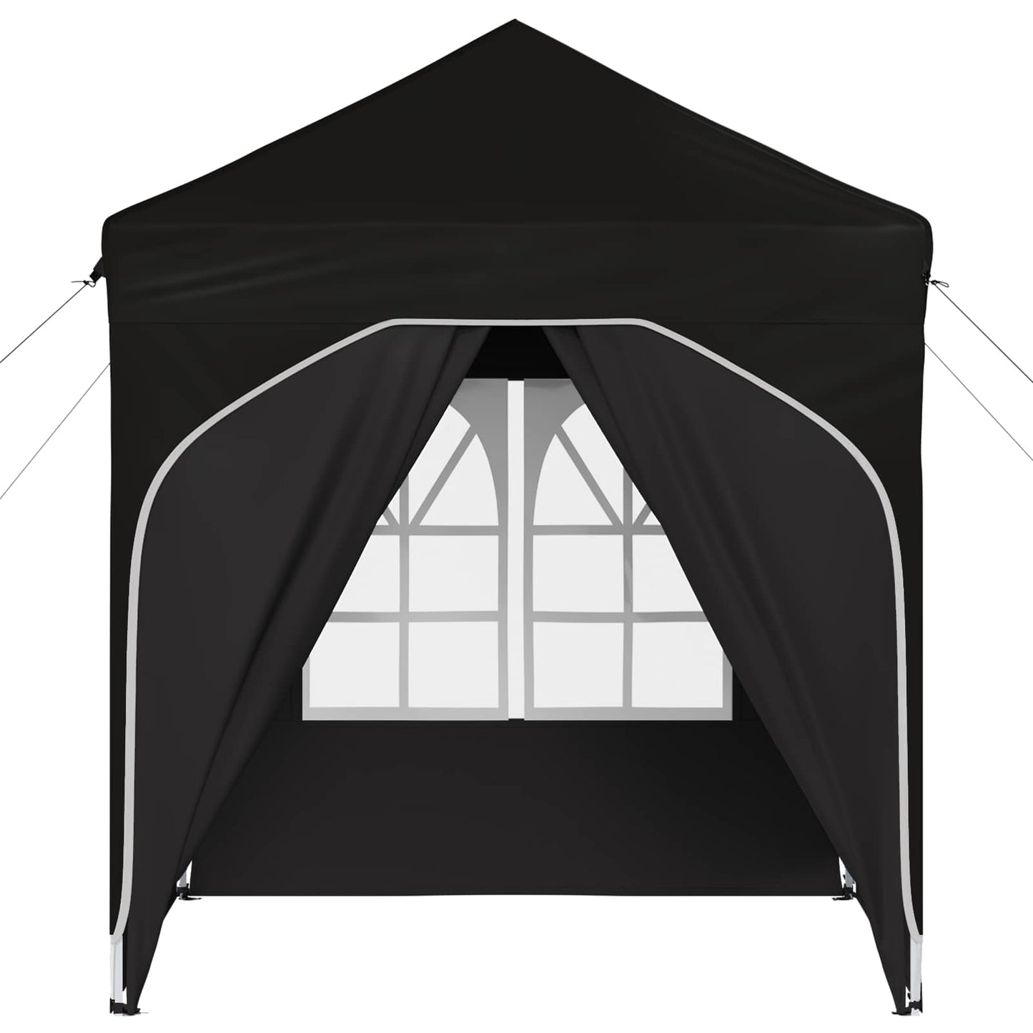 Pop-up Festtelt 192 x 192 x 245 cm Svart