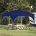 Pop-up Festtelt 290 x 290 x 245 cm Blå