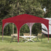 Pop-up Festtelt 290 x 290 x 245 cm Burgunder