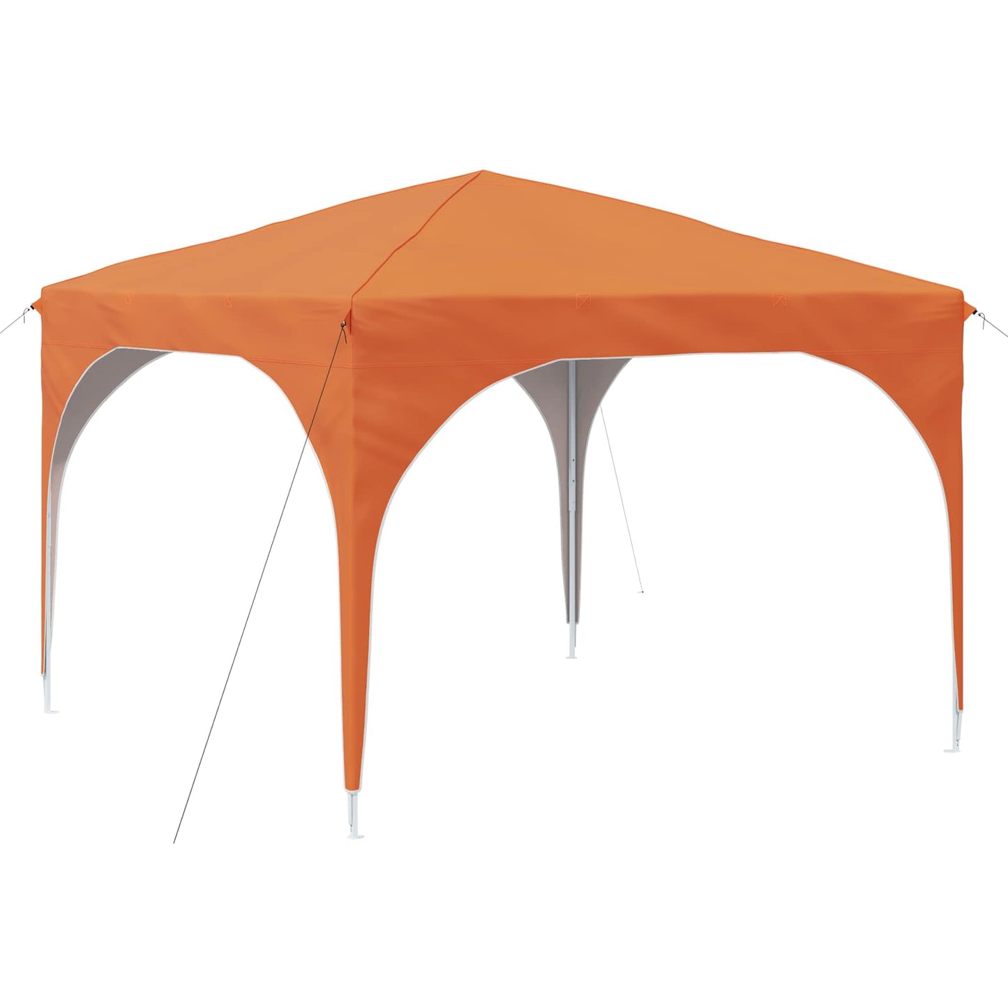 Pop-up Festtelt 290 x 290 x 245 cm Oransje