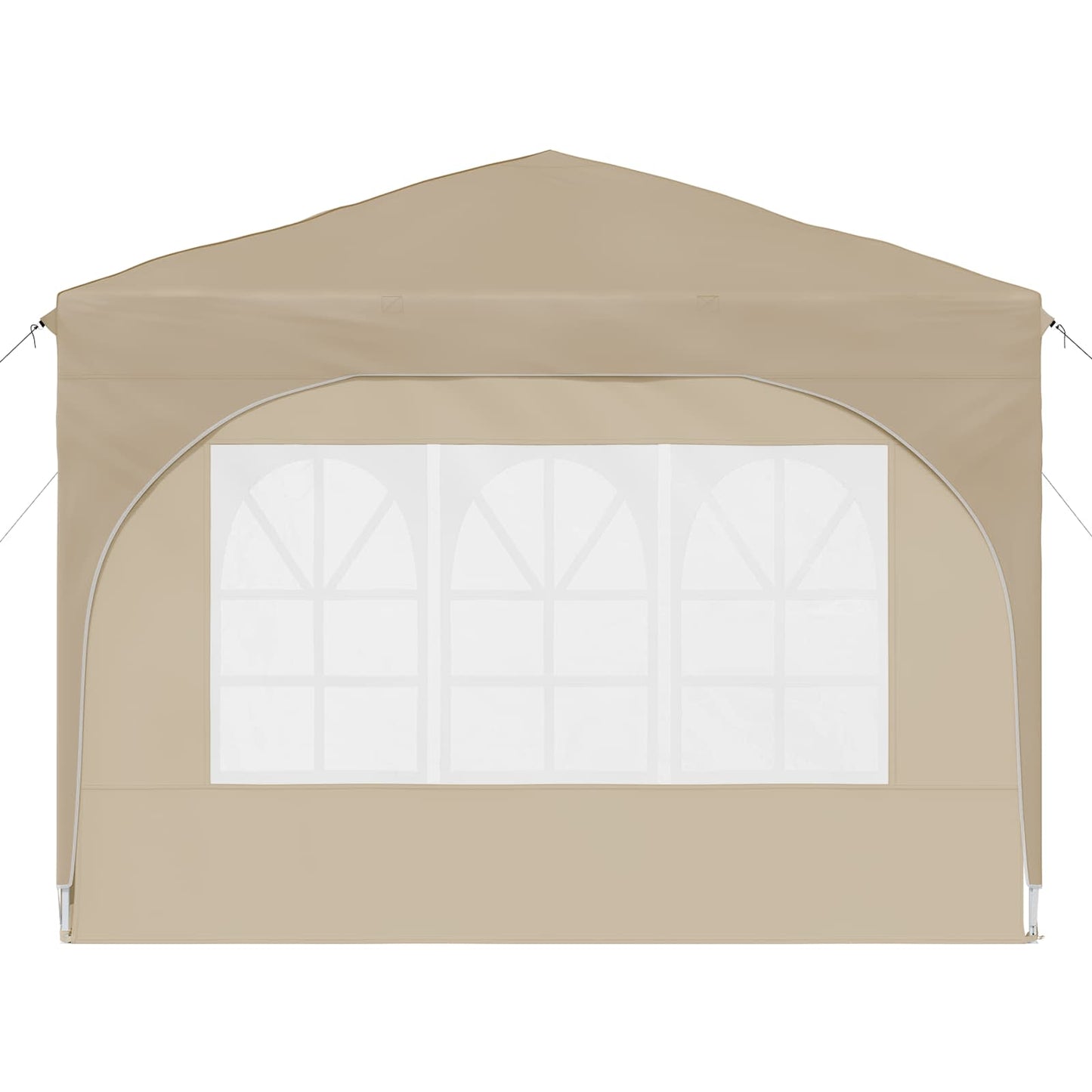 Pop-up Festtelt 290 x 290 x 245 cm Krem