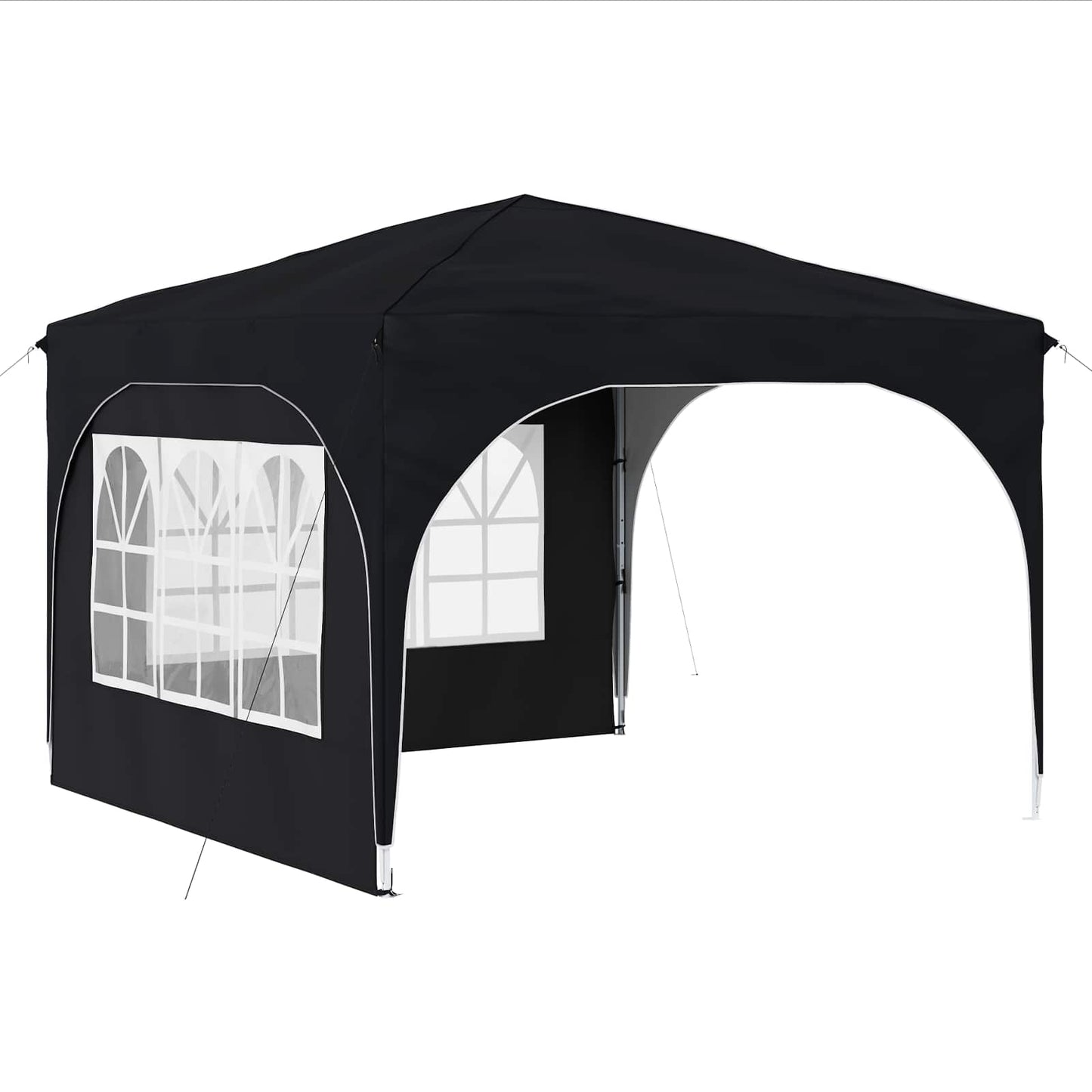 Pop-up Festtelt 290 x 290 x 245 cm Antrasitt